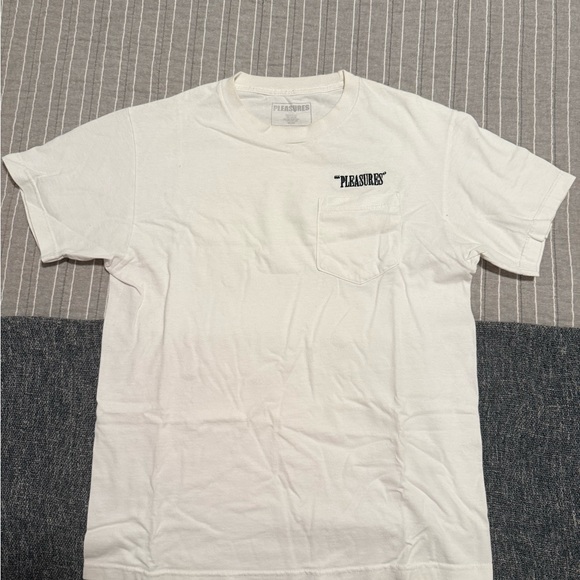 Pleasures Other - Men’s Pleasures White Pocket Tee
